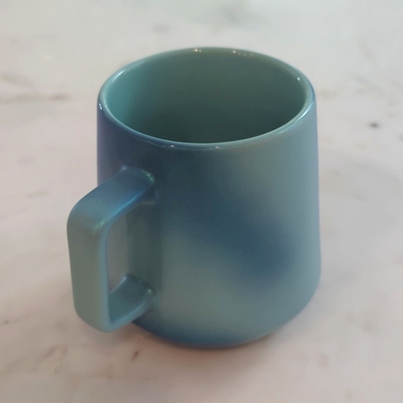 Starbucks Summer 2021 Blue Green Aqua Ocean Shimmer Pearl Iridescent Mug NEW Tag - Picture 2 of 9